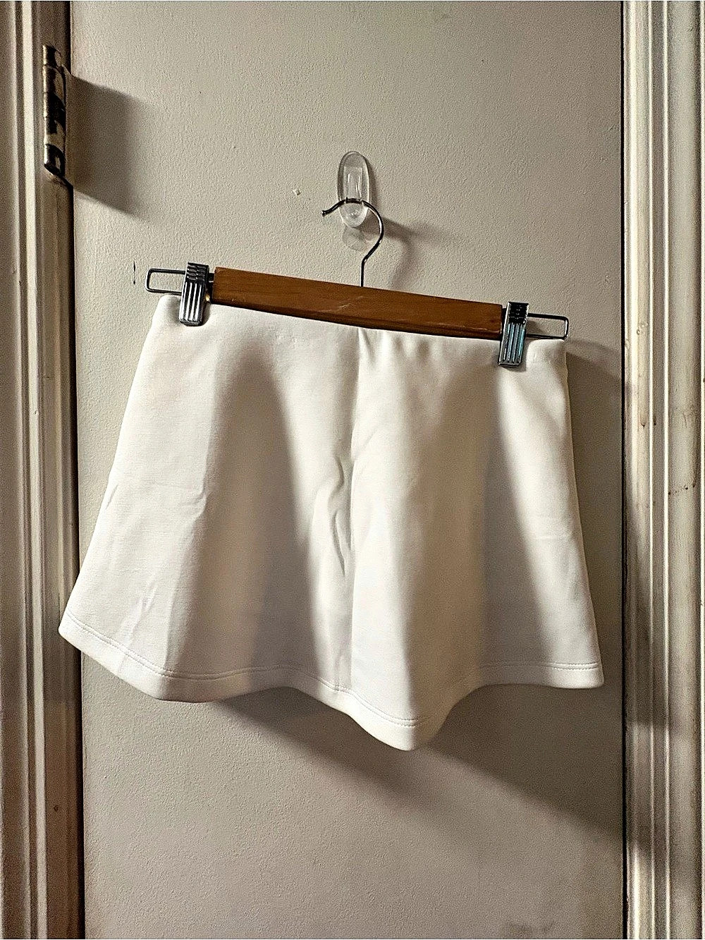White Modal Athletic Shorts Size XS